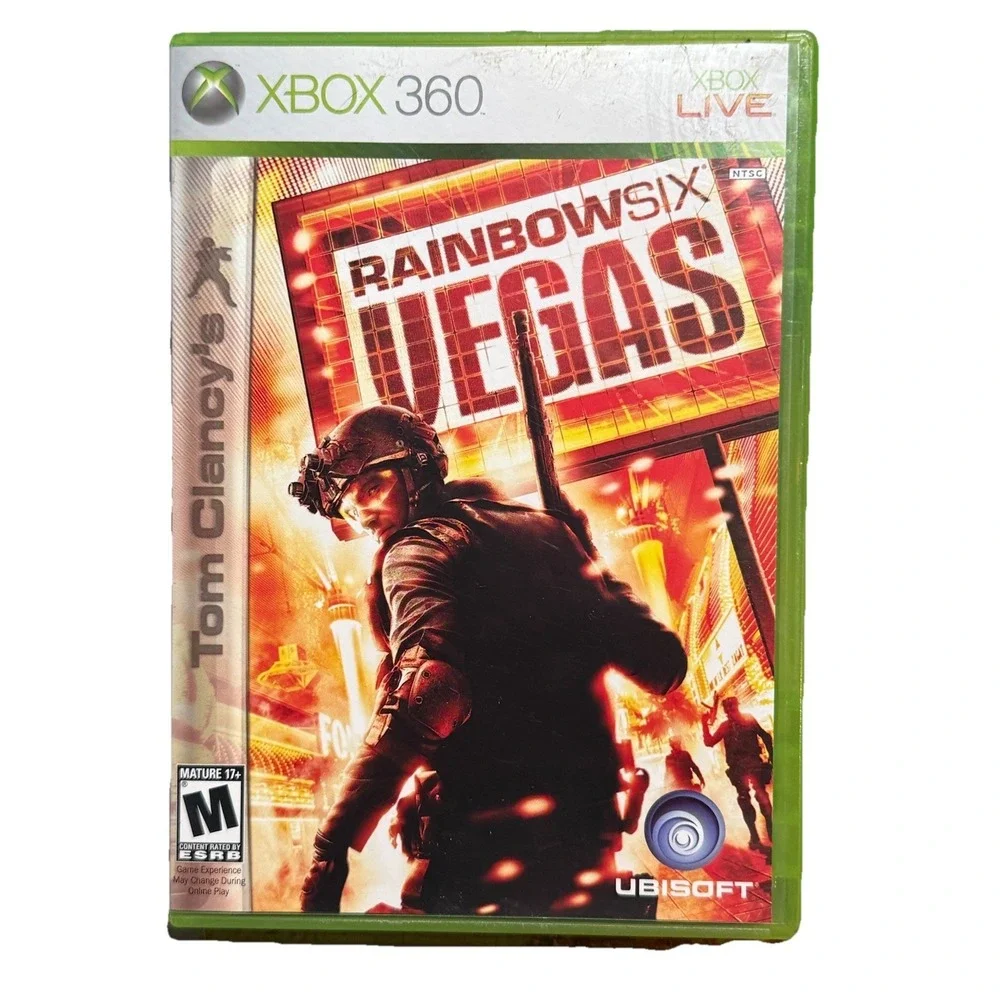 Tom Clancy's Rainbow Six Vegas Microsoft Xbox 360 CIB in great shape‎